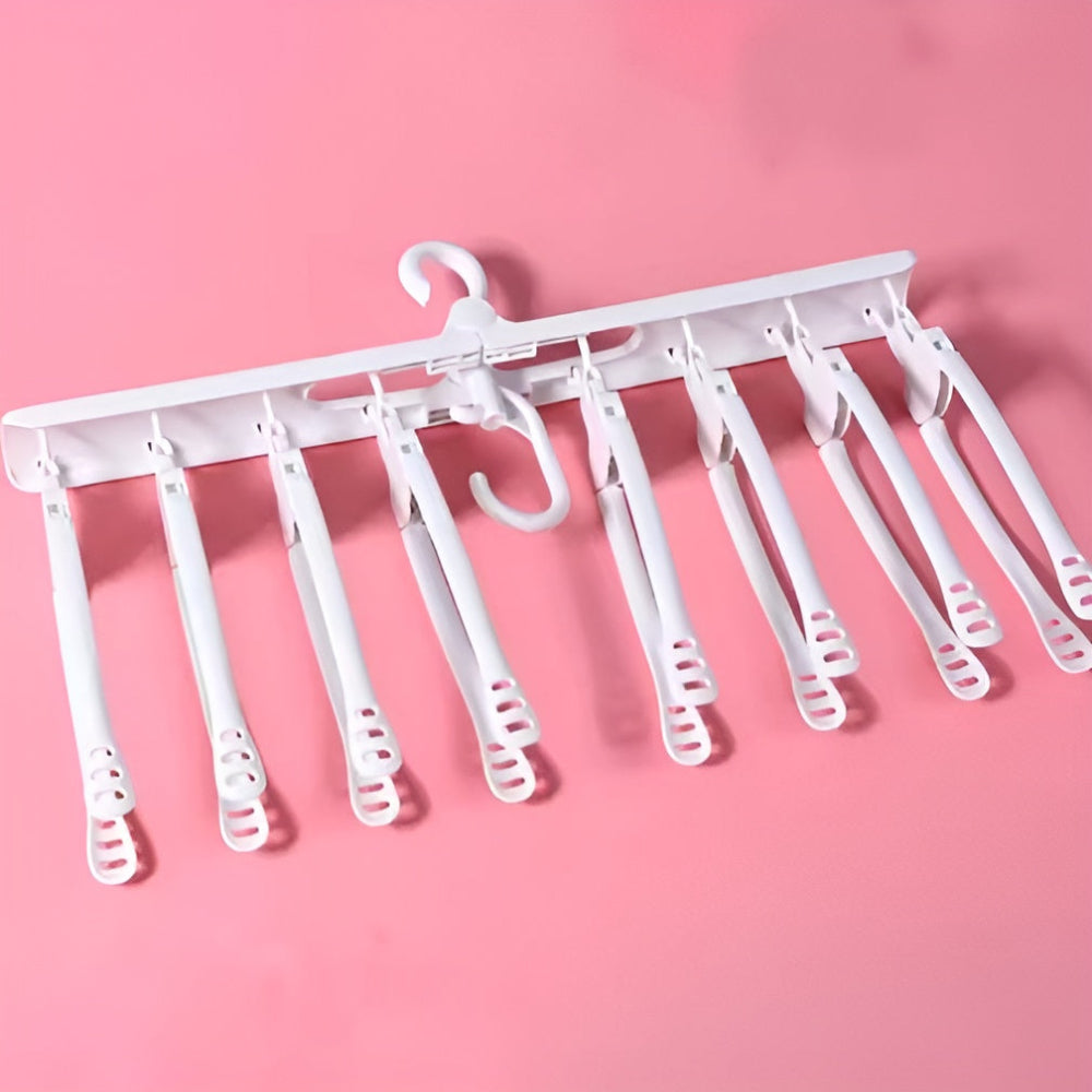 360° Foldable Space-Saving Clothes Hanger
